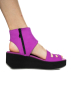 arche, stylish leather sandal GALWEN with platform heel