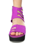 arche, stylish leather sandal GALWEN with platform heel