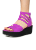 arche, stylish leather sandal GALWEN with platform heel