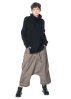 studiob3, low crotch pants GLOBO with flat drawstring cord belt