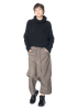 studiob3, low crotch pants GLOBO with flat drawstring cord belt