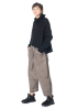 studiob3, low crotch pants GLOBO with flat drawstring cord belt