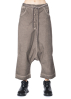 studiob3, low crotch pants GLOBO with flat drawstring cord belt