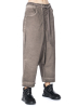 studiob3, low crotch pants GLOBO with flat drawstring cord belt