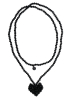 PLUSLAVIE PLÜ, necklace ACROSS HEART LONG