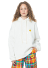 JOSHUAS, hoodie in cream with smiley
