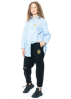 JOSHUAS, embroidered sweatpants with smiley face 