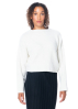 La Vaca Loca, short sweater in merino wool mix INERTE