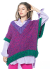 HOPE MACAULAY, sleeveless merino and silk knit sweater Ione 