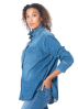 HENRY CHRIST, wide denim blouse 