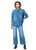 HENRY CHRIST, wide denim blouse 