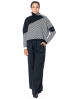 Knit Knit, short sweater with turtleneck and pattern K18