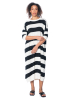 Knit Knit, striped maxi dress K21