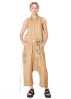studiob3, sleeveless overall KRISS in dijon old dye