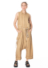 studiob3, sleeveless overall KRISS in dijon old dye