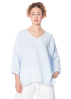 HENRY CHRIST, Langarm-Shirt mit V-Ausschnitt