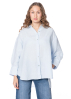HENRY CHRIST, wide blouse with a small collar
