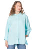 HENRY CHRIST, wide blouse with a small collar