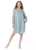 HENRY CHRIST, langes Blusenkleid aus Leinen