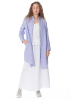 HENRY CHRIST, langes Blusenkleid aus Leinen