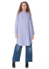 HENRY CHRIST, langes Blusenkleid aus Leinen