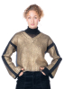 annette görtz, sweater LUCKY in crumble golden effect