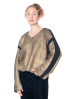 annette görtz, sweater LUCKY in crumble golden effect