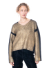 annette görtz, sweater LUCKY in crumble golden effect