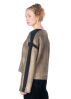 annette görtz, sweater LUCKY in crumble golden effect