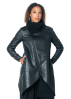 LA HAINE INSIDE US, coated coat with high collar 4B LW925