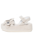 Paloma Barceló, platform sandal MAMEY in white