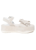 Paloma Barceló, platform sandal MAMEY in white