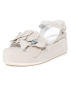 Paloma Barceló, platform sandal MAMEY in white