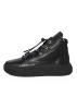 PURO, platform sneaker in super soft leather MARSHMELLO