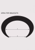 Parts of Four, minimalistischer Messingarmreif