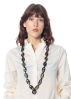 YAEL NADIV, buffalo horn link necklace OVALS