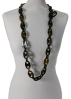 YAEL NADIV, buffalo horn link necklace OVALS