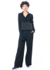 ULI SCHNEIDER, elegant blouse with collar