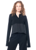 ULI SCHNEIDER, elegant blouse with collar and long sleeves