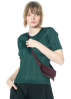PLEATS PLEASE ISSEY MIYAKE, bag PLEATS BODY BAG in Bordeaux