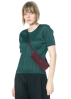 PLEATS PLEASE ISSEY MIYAKE, bag PLEATS BODY BAG in bordeaux