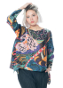 PLEATS PLEASE ISSEY MIYAKE, Bluse mit aufwendigem Schnitt SNOWRUNNER DARK
