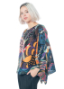 PLEATS PLEASE ISSEY MIYAKE, Bluse mit aufwendigem Schnitt SNOWRUNNER DARK