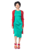 PLEATS PLEASE ISSEY MIYAKE, komfortables Kleid MAY in Grün