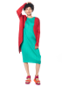 PLEATS PLEASE ISSEY MIYAKE, komfortables Kleid MAY in Grün