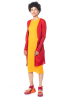 PLEATS PLEASE ISSEY MIYAKE, convenient dress MAY in orange