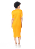 PLEATS PLEASE ISSEY MIYAKE, convenient dress MAY in orange