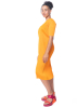 PLEATS PLEASE ISSEY MIYAKE, convenient dress MAY in orange
