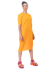 PLEATS PLEASE ISSEY MIYAKE, convenient dress MAY in orange
