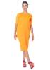 PLEATS PLEASE ISSEY MIYAKE, convenient dress MAY in orange